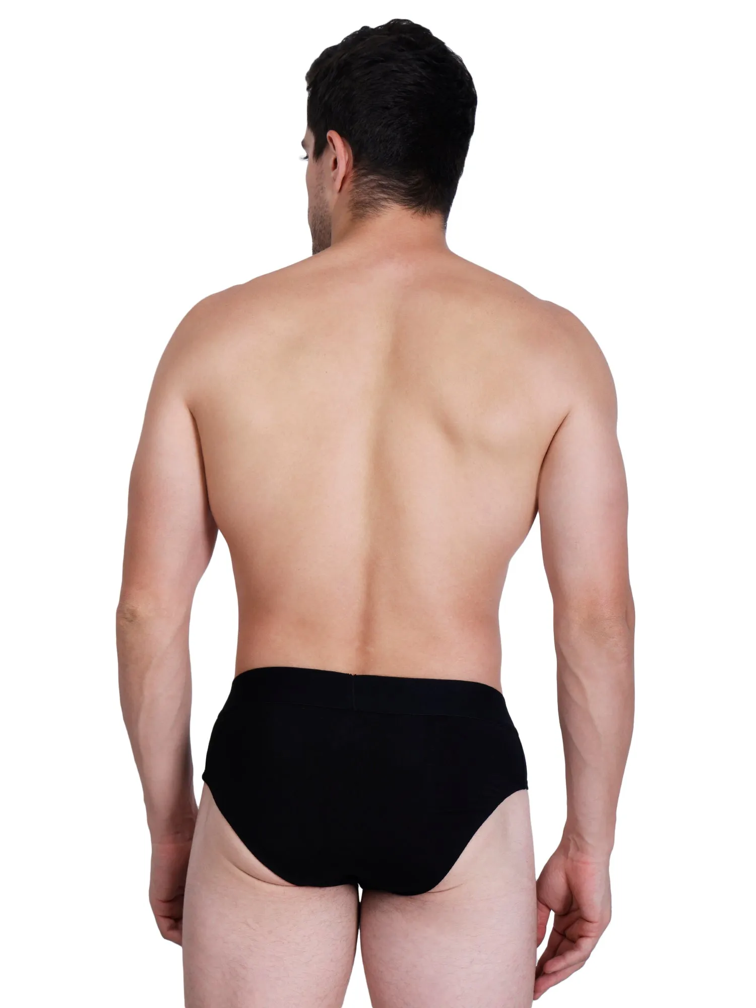 Bamboology Trends Bamboo Fabric Men's Underwear Super Comfortable, Ultrasoft, Anti Bacterial Briefs, Moisture Wicking | Black