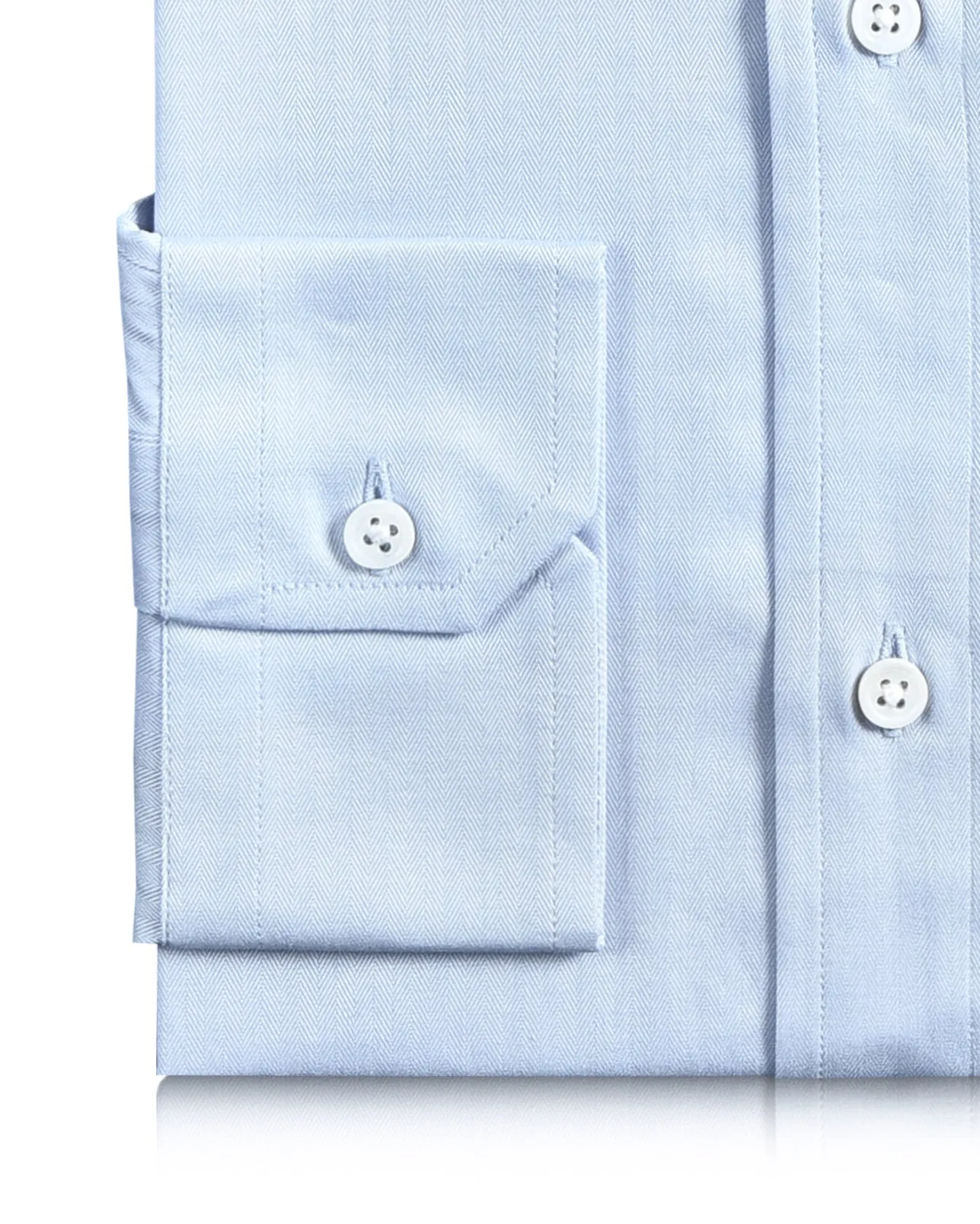 Brembana Light Blue Herringbone Shirt