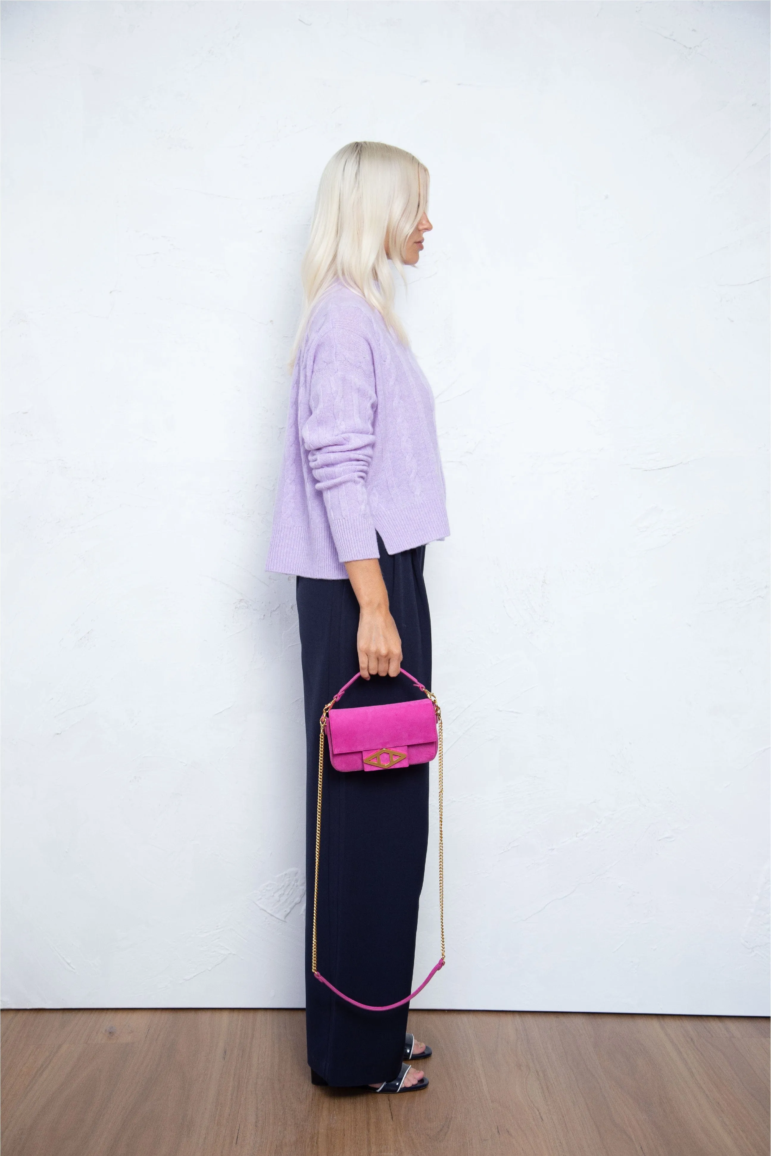 Icon Handbag in Fuchsia