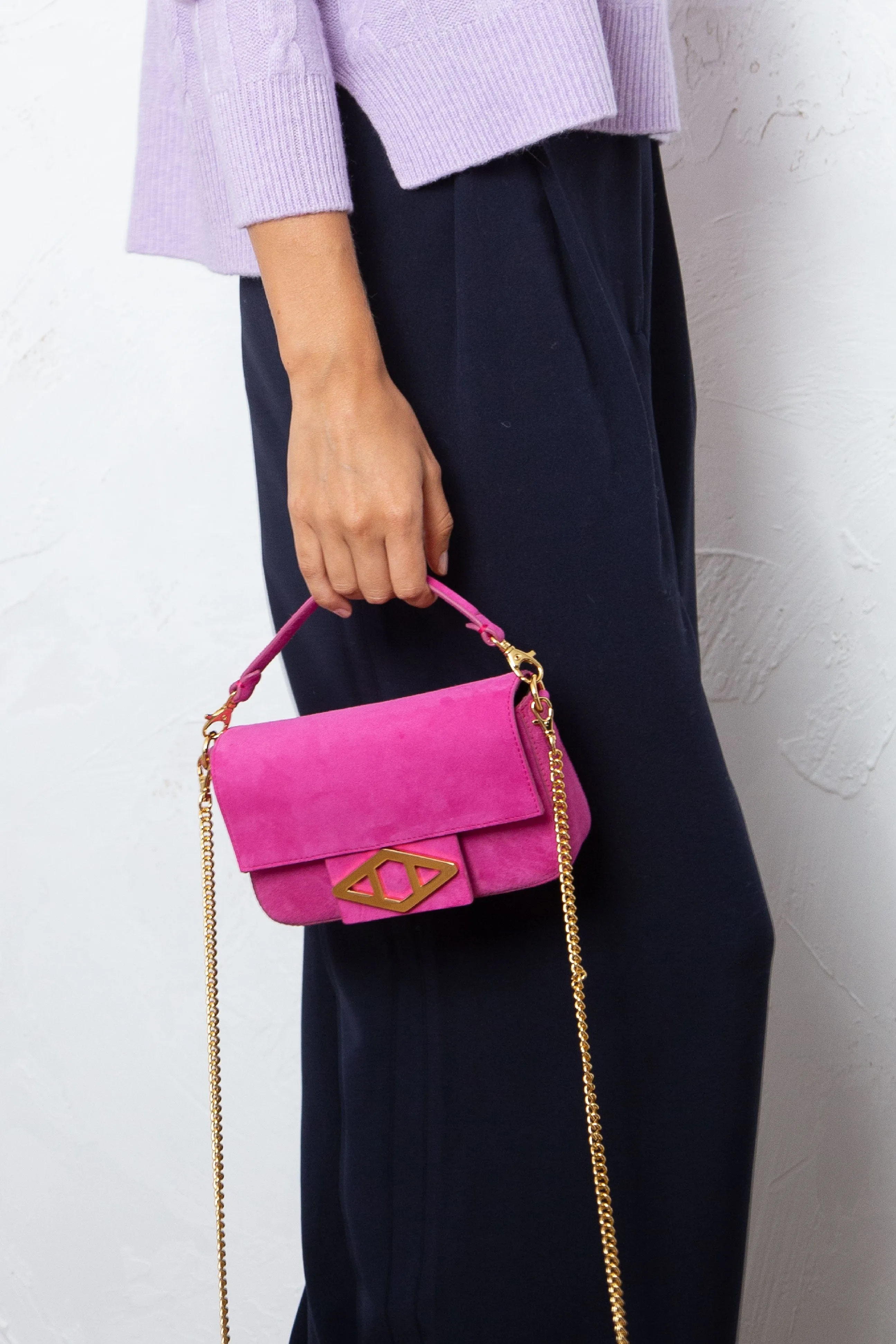 Icon Handbag in Fuchsia