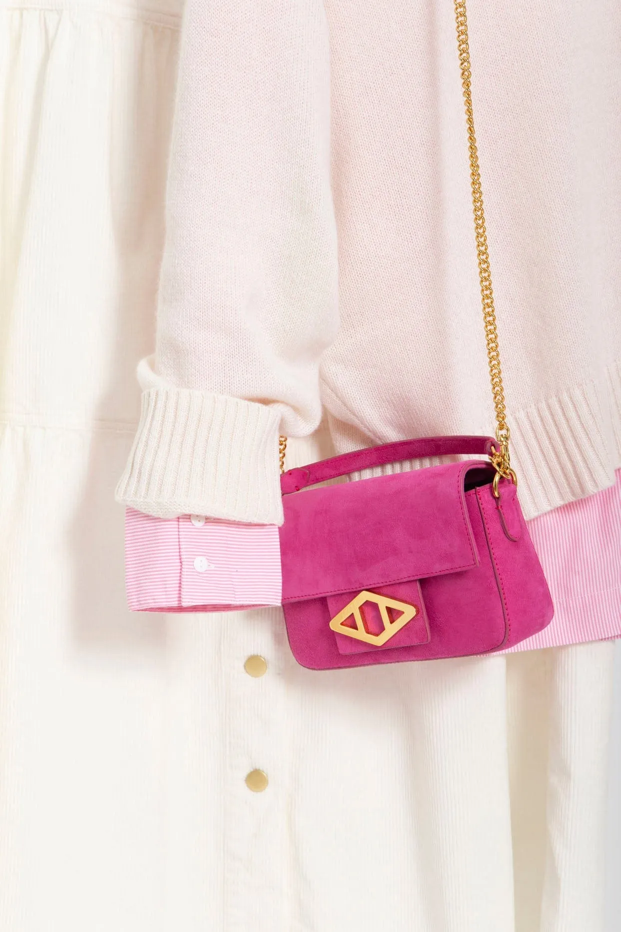 Icon Handbag in Fuchsia