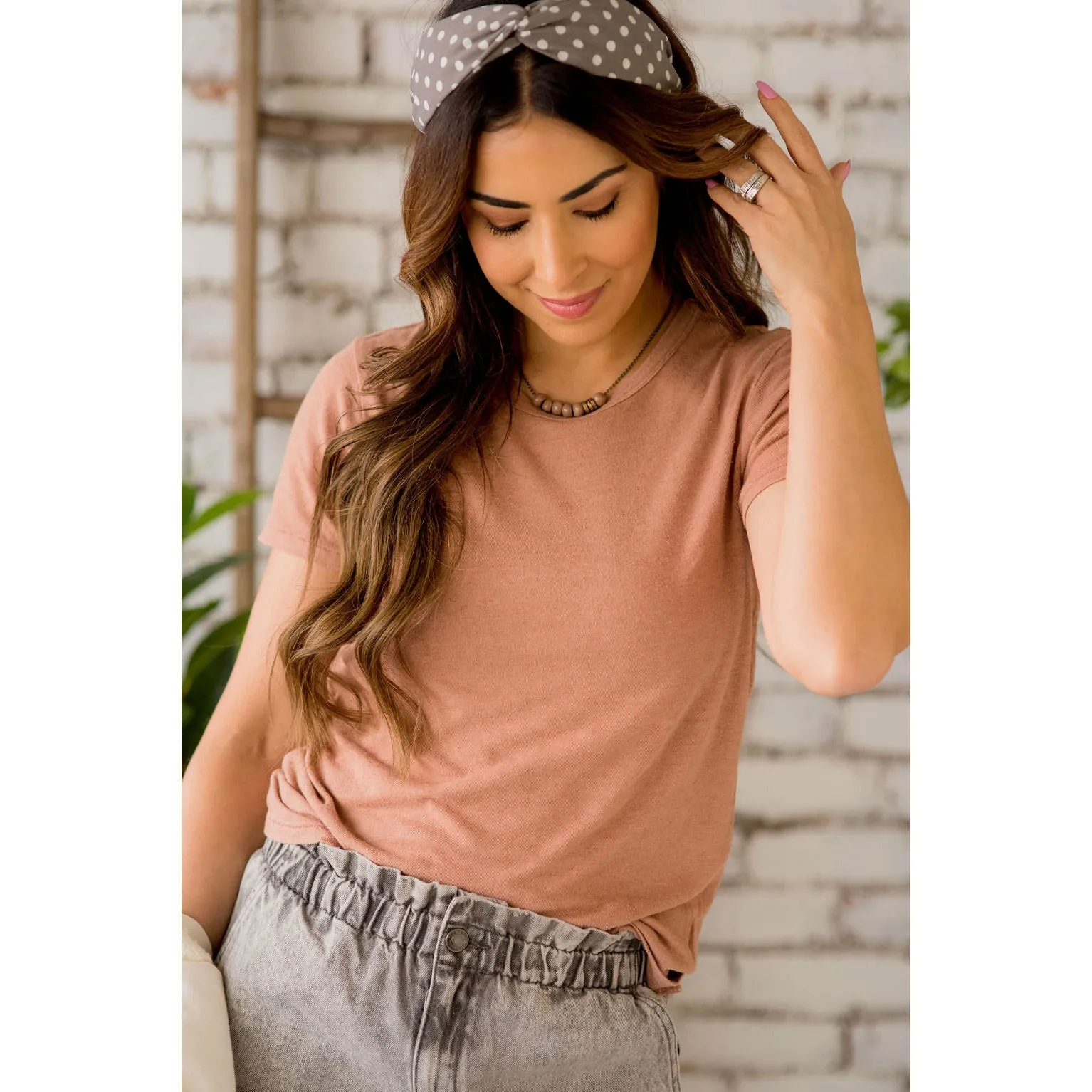 Lightweight Heathered Tee