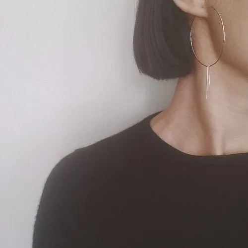 Nepheliad Dreamcatcher Open Hoop Earrings (Large)