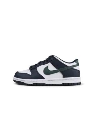 Nike Big Kids Dunk Low - Obsidian/Vintage Green