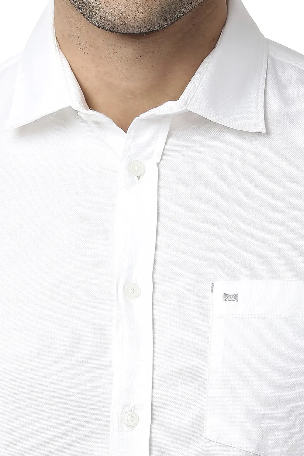 Slim Fit Cotton Dobby Shirt