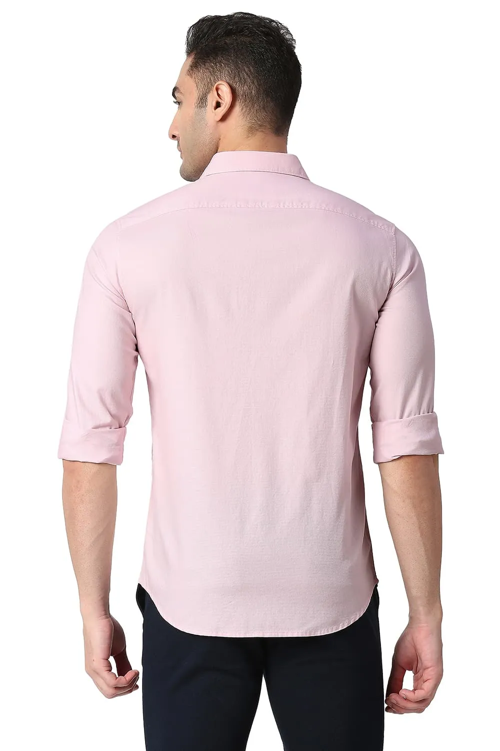 Slim Fit Cotton Dobby Shirt