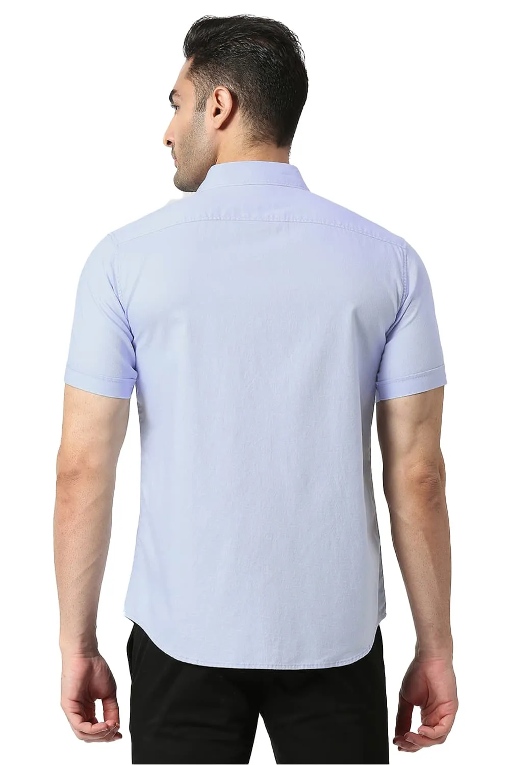 Slim Fit Cotton Dobby Shirt
