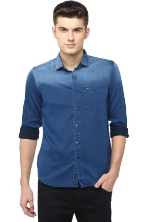 Slim Fit Satin Shirt
