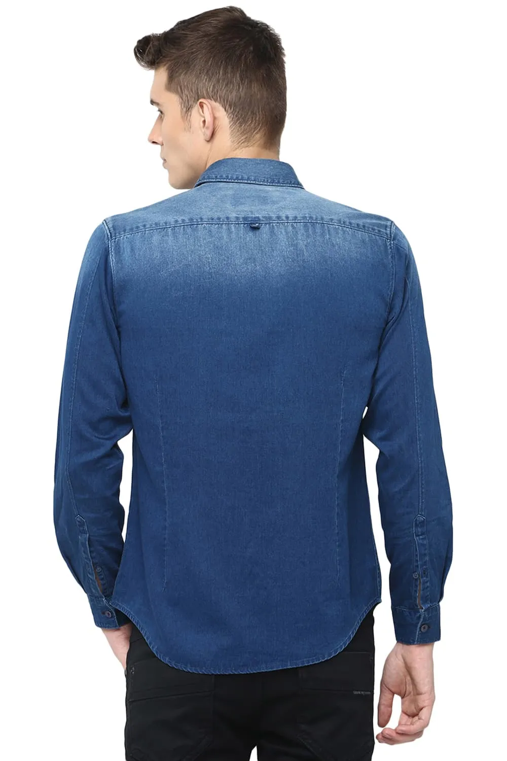 Slim Fit Satin Shirt