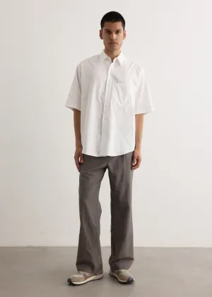 Washed Finx Twill Big Half Sleeved Shirt