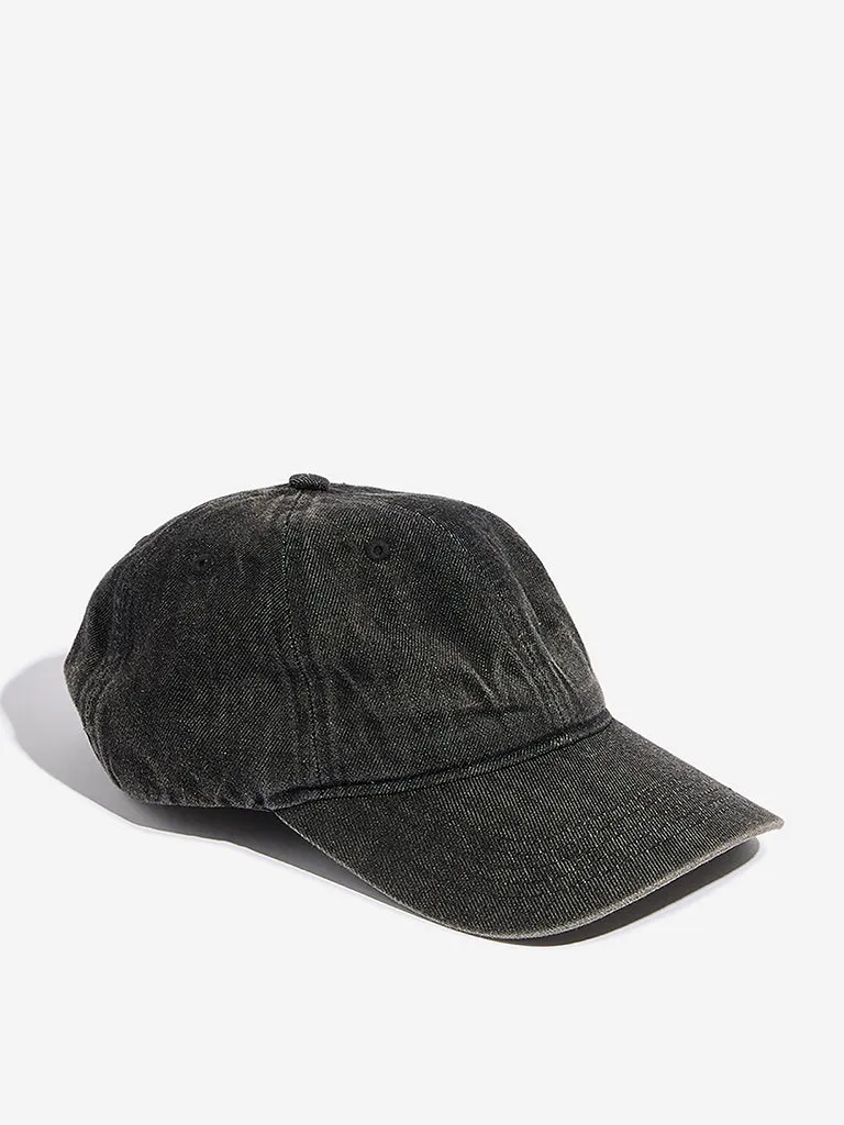 Westside Accessories Black Denim Cap