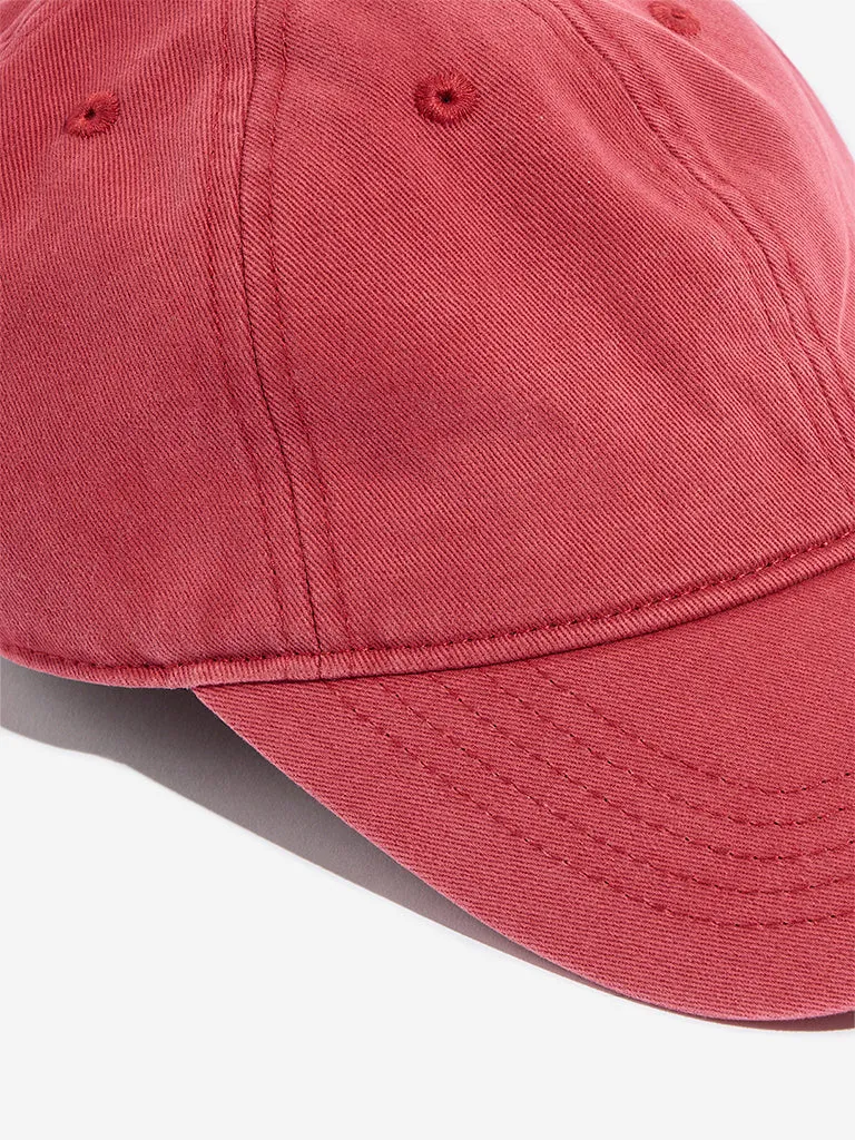 Westside Accessories Red Denim Cap
