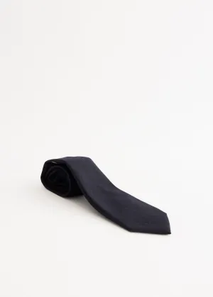 Wool Fulling Flannel Stripe Tie