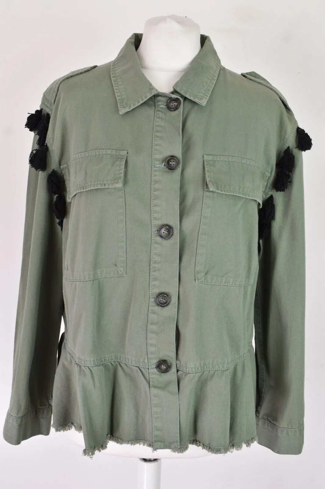 ZARA Woman Green Jacket size Eur L Womens Outdoors Outerwear Womenswear