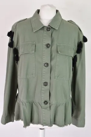 ZARA Woman Green Jacket size Eur L Womens Outdoors Outerwear Womenswear