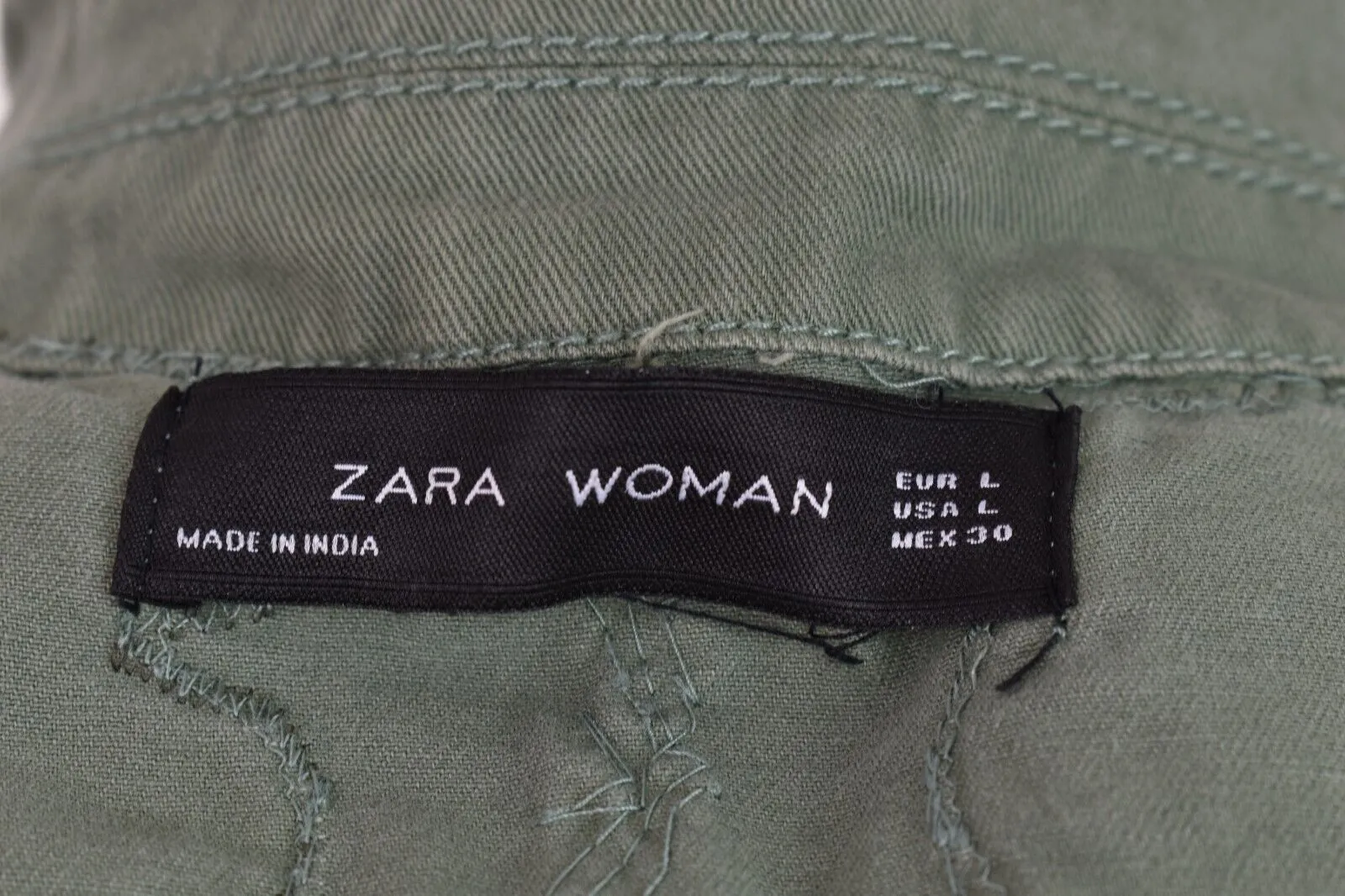 ZARA Woman Green Jacket size Eur L Womens Outdoors Outerwear Womenswear
